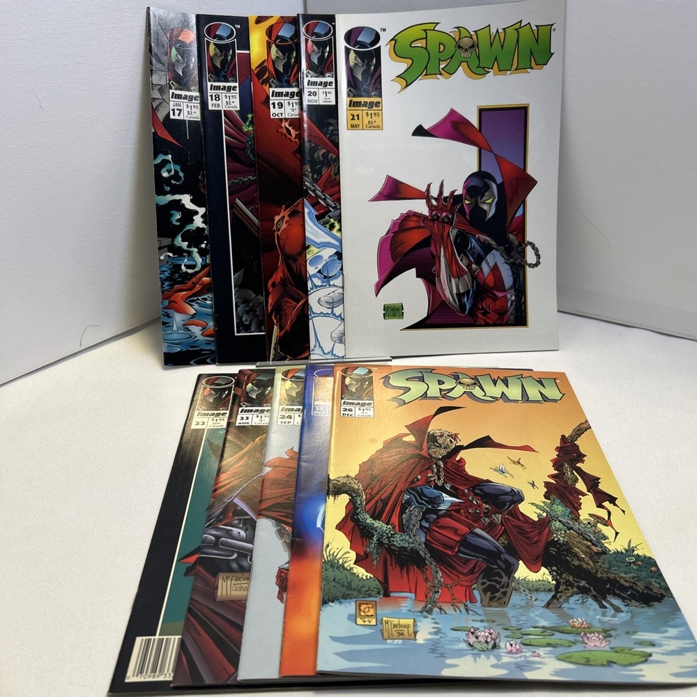 Image Comics Spawn Todd McFarlane Lot of 10 Issues 17-26 Modern Age Superhero